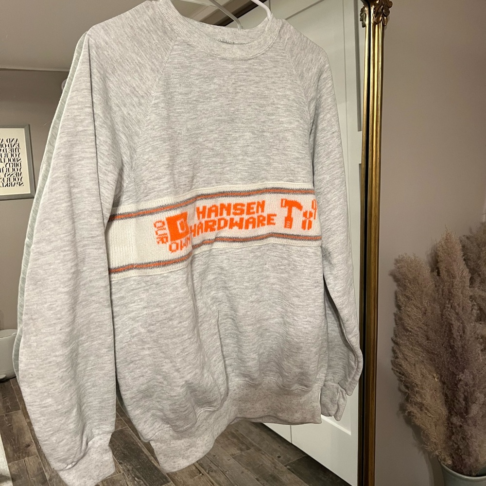 Vintage Lee Hansen Hardware crew neck sweatshirt, made in the USA